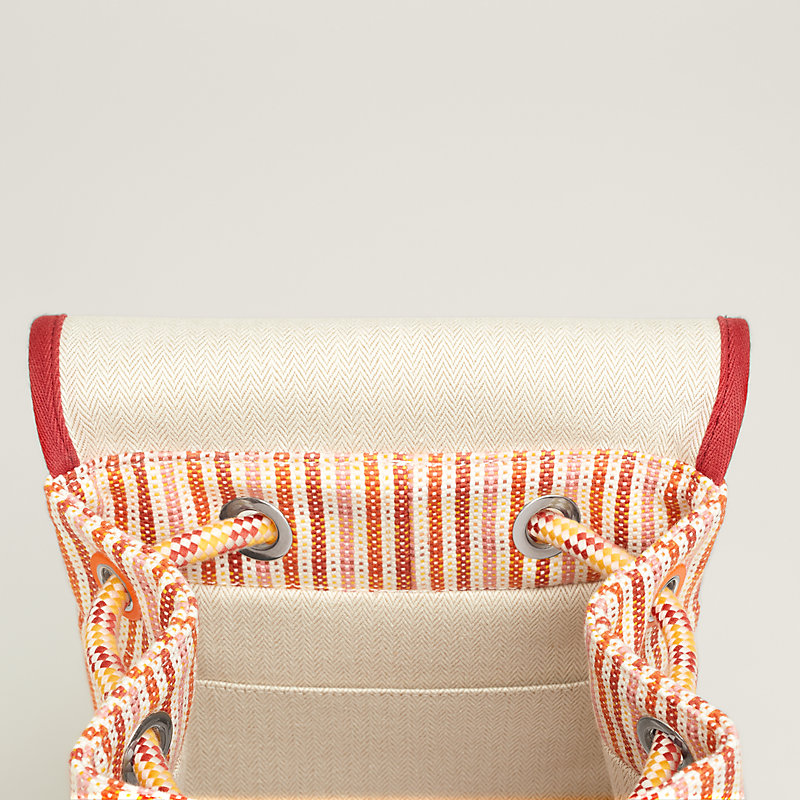 Animaux Nattes backpack - Orange | Hermès Netherlands